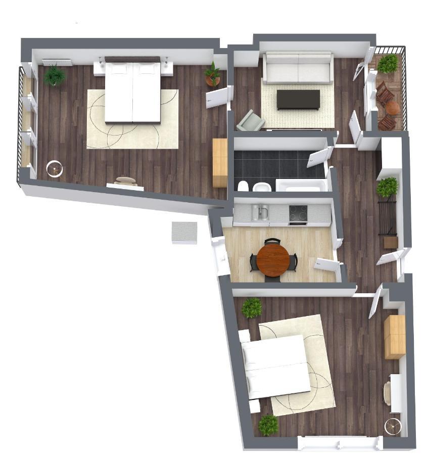 80Qm Luxurioese Designerwohnung Im Herzen Bochums Ngoại thất bức ảnh